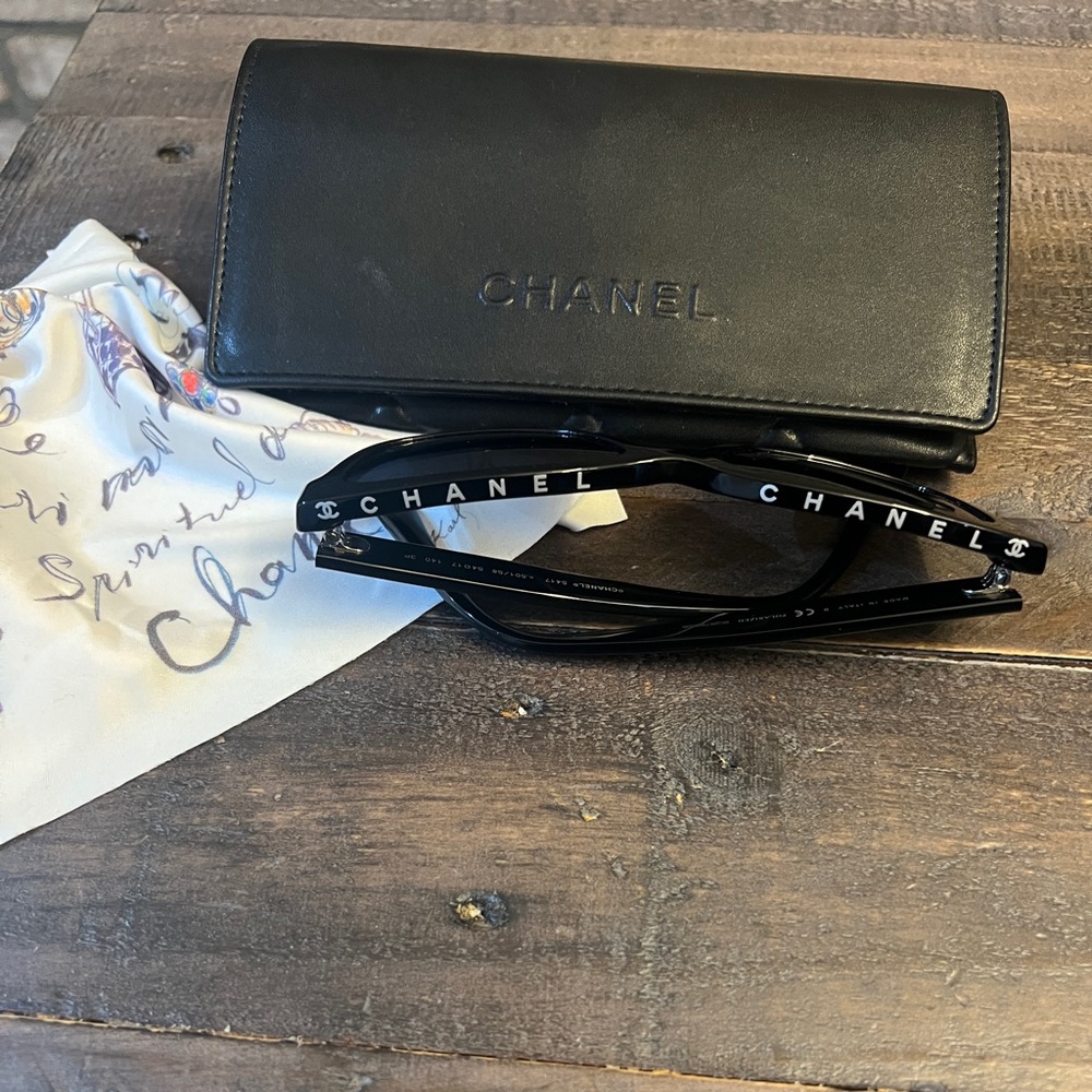 Chanel Polarized Sunglasses Black